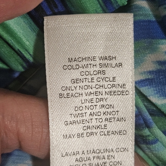 Chico accordion style midi to maxi skirt size 3 = large see pics - Picture 10 of 14